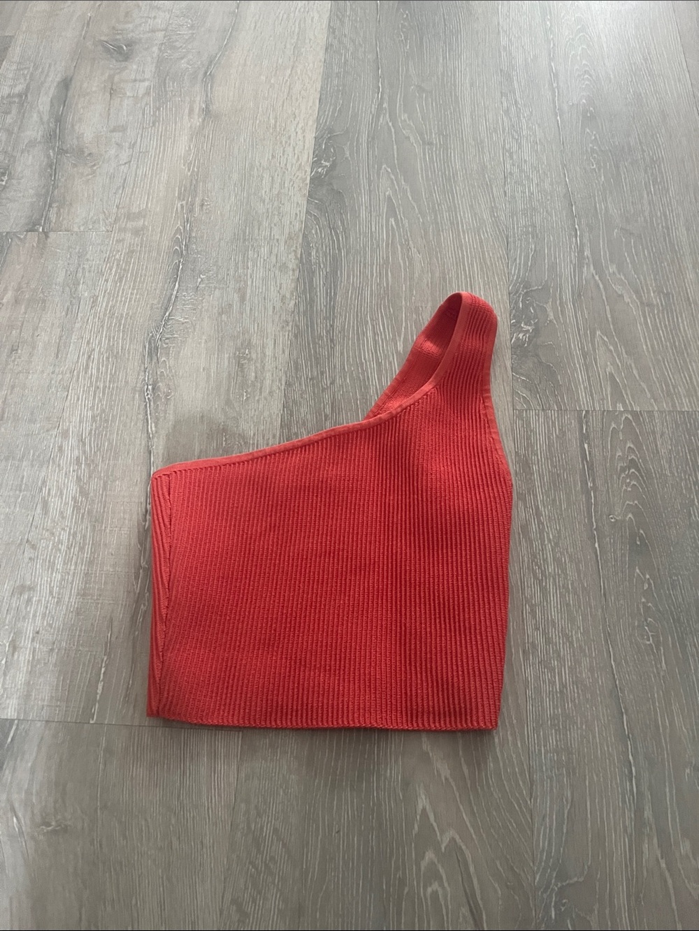 Red One-Shoulder  Top - babaton aritzia